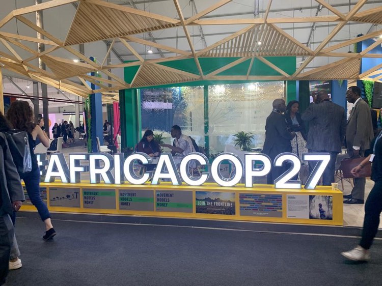 COP27 Africa disply