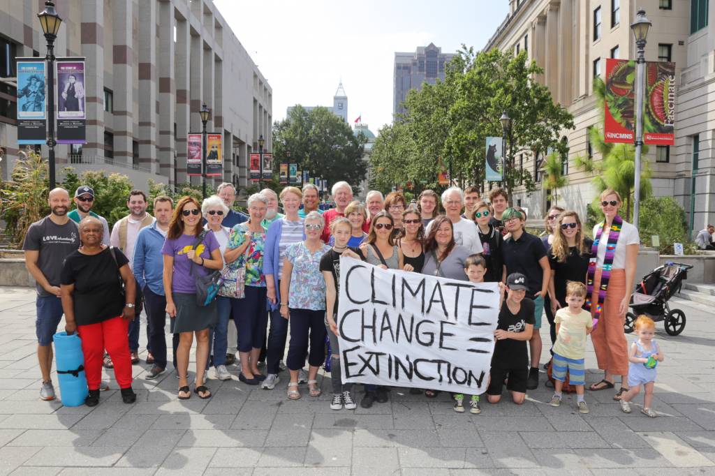 Climate Die-In Group Photo