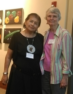 Holly Hallman and Lorintha Umtuck (Yakima Nation)