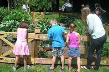 Intergenerational garden welcomes children of all ages
