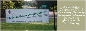 A Great Green Congregation (yard sign) Maryland Presbyterian Church