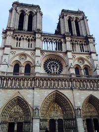 outside Notre Dame