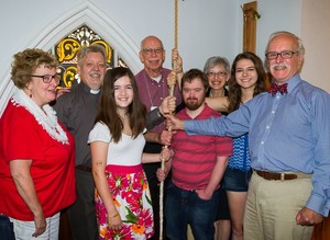 Ridgefield Crystal Lake church members ring the bell for God's creation